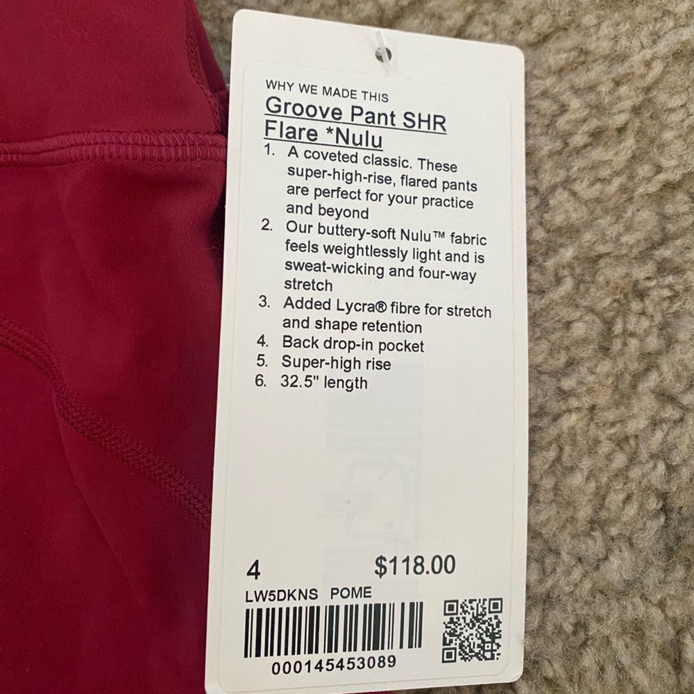 Lululemon‎ Groove Flare Pant SHR - Picture 6 of 8